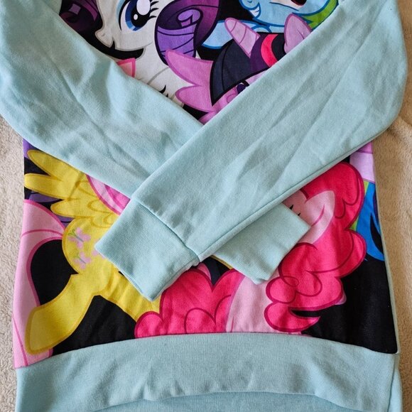 My Little Pony Girls Pullover Long-Sleeved Sweatshirt by Hasbro, M 10/12 - Picture 10 of 11